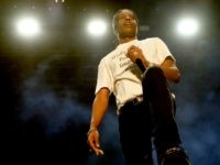INDIO, CA - APRIL 22: Recording artist ASAP Rocky performs onstage during day 1 of the 2016 Coachella Valley Music & Arts Festival Weekend 2 at the Empire Polo Club on April 22, 2016 in Indio, California. (Photo by Frazer Harrison/Getty Images for Coachella)