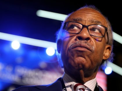 PHILADELPHIA, PA - JULY 25: Reverend Al Sharpton stands on stage prior to the start of the first day of the Democratic National Convention at the Wells Fargo Center, July 25, 2016 in Philadelphia, Pennsylvania. An estimated 50,000 people are expected in Philadelphia, including hundreds of protesters and members of …