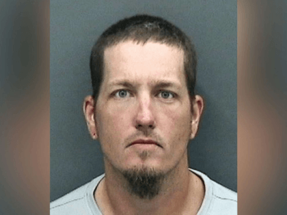 Barry Lee Hastings Jr., 35, is pictured in a booking photo released by the Hillsborough Co