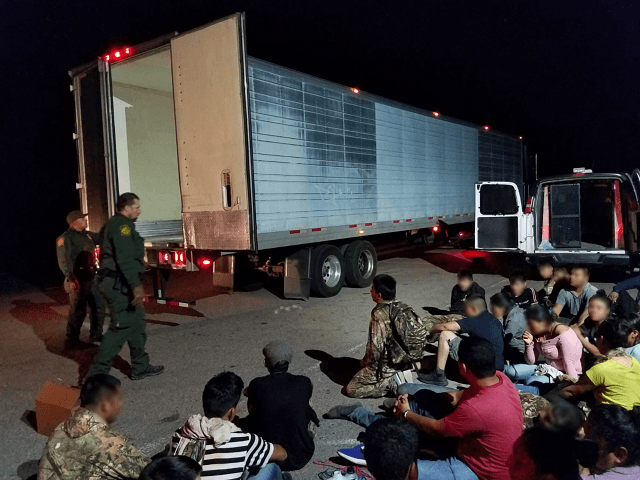 Migrants rescued from refrigerated trailer in South Texas. (Photo: U.S. Border Patrol/Del Rio Sector)