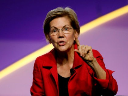 Democratic 2020 presidential hopeful Elizabeth Warren addresses the Presidential Forum at the NAACP's 110th National Convention at Cobo Center on July 24, 2019, in Detroit, Michigan. (Photo by JEFF KOWALSKY / AFP) (Photo credit should read JEFF KOWALSKY/AFP/Getty Images)