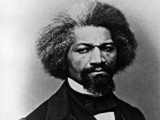 circa 1855: Ex-slave, American abolitionist, agent of the Massachusetts Anti-Slavery Society and US Minister to Haiti in 1889, Frederick Douglass (Frederick Augustus Washington Bailey) (1817 - 1895). He became the first black man to be received at the White House, by President Abraham Lincoln. (Photo by Library Of Congress/Getty Images)