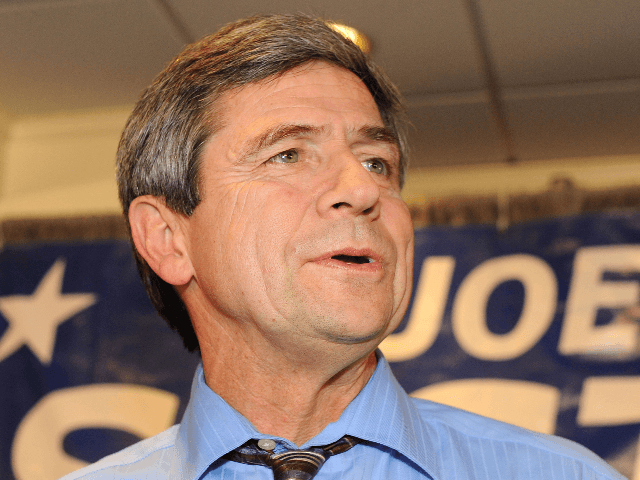U.S. Rep. Joe Sestak (D-PA) concedes the Pennsylvania Senate race to Republican Pat Toomey November 3, 2010 at the Radnor Hotel in St. Davids, Pennsylvania. With 91 percent of the vote counted, Toomey led Sestak 51 percent to 49 percent. (Photo by William Thomas Cain/Getty Images)