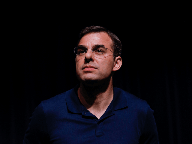 U.S. Rep. Justin Amash (R-MI) holds a Town Hall Meeting on May 28, 2019 in Grand Rapids, Michigan. Amash was the first Republican member of Congress to say that President Donald Trump engaged in impeachable conduct. (Photo by Bill Pugliano/Getty Images)