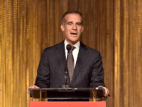 Honoree Eric Garcetti speaks onstage at The Salvation Army 2019 Sally Awards at the Beverly Wilshire Four Seasons Hotel on June 19, 2019 in Beverly Hills, California. (Photo by Gregg DeGuire/Getty Images for the Salvation Army)