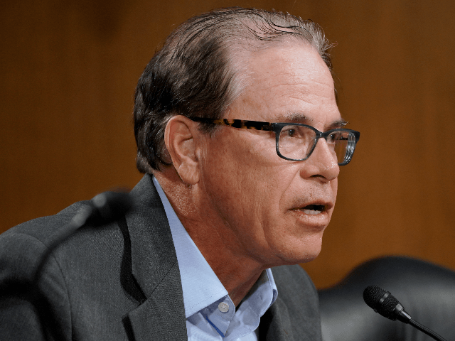 U.S. Senator Mike Braun speaks at the hearing on Type 1 Diabetes at the Dirksen Senate Office Building on July 10, 2019 in Washington, DC. (Photo by Jemal Countess/Getty Images for JDRF)