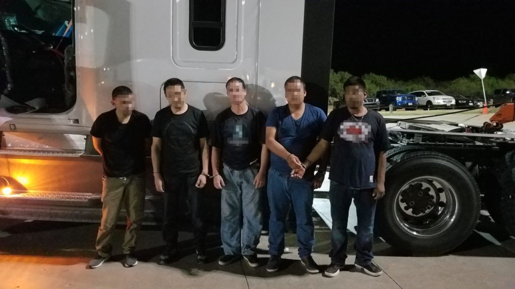 Five migrants rescued in failed tractor-trailer human smuggling incident. (Photo: U.S. Border Patrol/Laredo Sector)