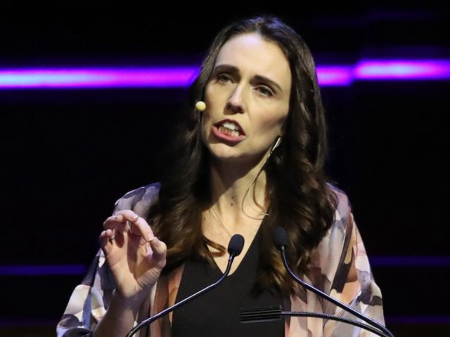 MELBOURNE, AUSTRALIA - JULY 18: New Zealand Prime Minister Jacinda Ardern speaks at the Melbourne Town Hall on July 18, 2019 in Melbourne, Australia. New Zealand’s Prime Minister Jacinda Ardern delivered a speech in Melbourne titled ‘Why does good government matter?' which was hosted by the City of Melbourne and …