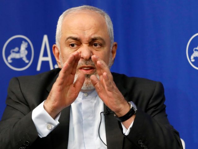 Iran's Foreign Minister Mohammad Javad Zarif speaks at the Asia Society, in New York, Wedn