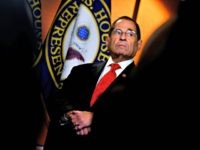 House Judiciary Committee US Representative Jerry Nadler looks on during a press conference following the former Special Counsel's testimony before the House Select Committee on Intelligence in Washington, DC, on July 24, 2019. (Photo by ANDREW CABALLERO-REYNOLDS / AFP) (Photo credit should read ANDREW CABALLERO-REYNOLDS/AFP/Getty Images)