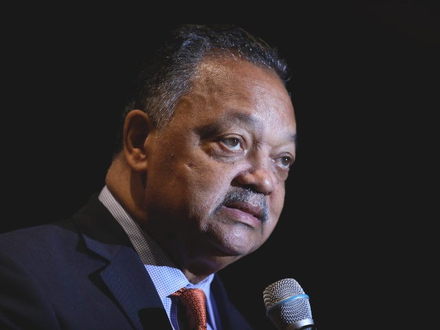 Rev. Jesse Jackson addresses the Rainbow PUSH Coalition Annual International Convention in Chicago, Tuesday, July 2, 2019. (AP Photo/Amr Alfiky)