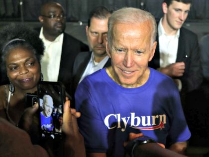Presidential hopeful Joe Biden at the World Famous Jim Clyburn Fish Fry in South Carolina.AGENCE FRANCE-PRESSE/GETTY IMAGES