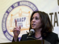 California Attorney General Kamala Harris, a candidate for the U.S. Senate, speaks at the 29th annual California-Hawaii State NAACP convention in Sacramento, Calif., Friday, Oct. 21, 2016. (AP Photo/Rich Pedroncelli)