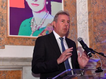 WASHINGTON, DC - APRIL 29: Her Majestys Ambassador to the United States, Sir Kim Darroch speaks during the Capitol File's WHCD Welcome Reception at British Ambassador's Residence on April 29, 2016 in Washington, DC. (Photo by Larry French/Getty Images for Capitol File Magazine)