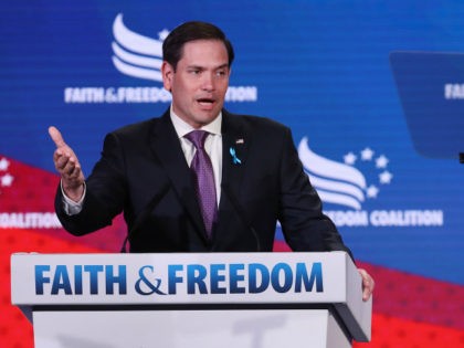 Sen. Marco Rubio (R-FL) addresses the Faith and Freedom Coalition's Road to Majority Polic