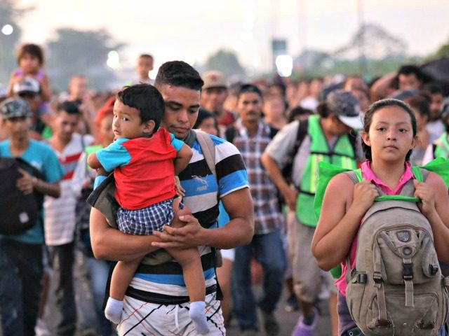 Migrant Caravan Crosses Into Mexico