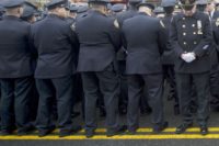 Police Turn Backs on DeBlasio