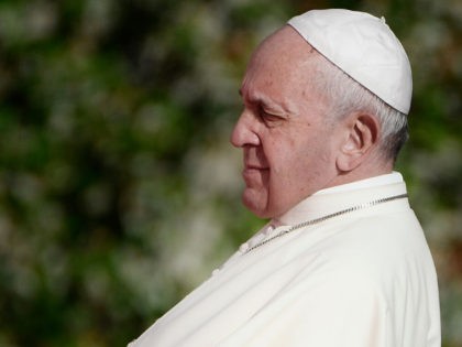 Pope Francis attends a congress titled "Theology after Veritatis Gaudium in the context of