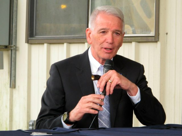 U.S. Rep. Ralph Abraham, a GOP candidate for Louisiana governor, speaks at a business even