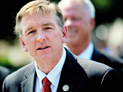 Rep. Paul Gosar, R-Ariz. speaks during the GOP Doctors Caucus news conference in response
