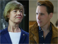 Sen. Tammy Baldwin and Sen. Josh Hawley