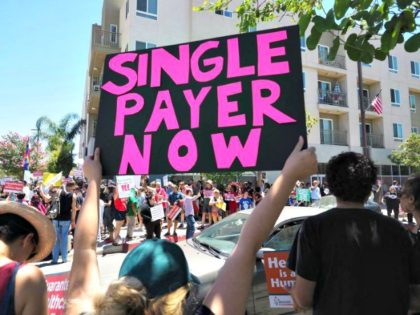 Single Payer Now sign