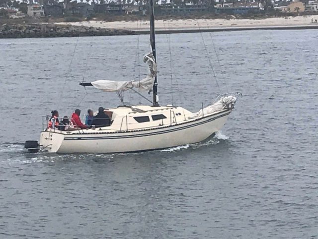 Coast Guard finds 13 illegal aliens on sailboat off California coast. (Photo: U.S. Customs