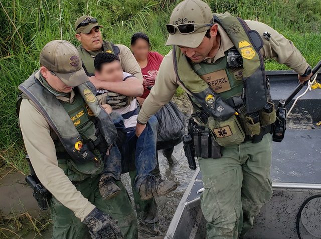 Del Rio Sector Border Patrol agents rescue special-needs teen at Rio Grande. (Photo: U.S.