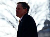 WASHINGTON, DC - MARCH 13: U.S. Sen. Steve Daines (R-MT) speaks during a news conference in front of the U.S. Capitol March 13, 2018 in Washington, DC. Sen. Daines held a news conference to discuss the Internet sales tax. (Photo by Alex Wong/Getty Images)