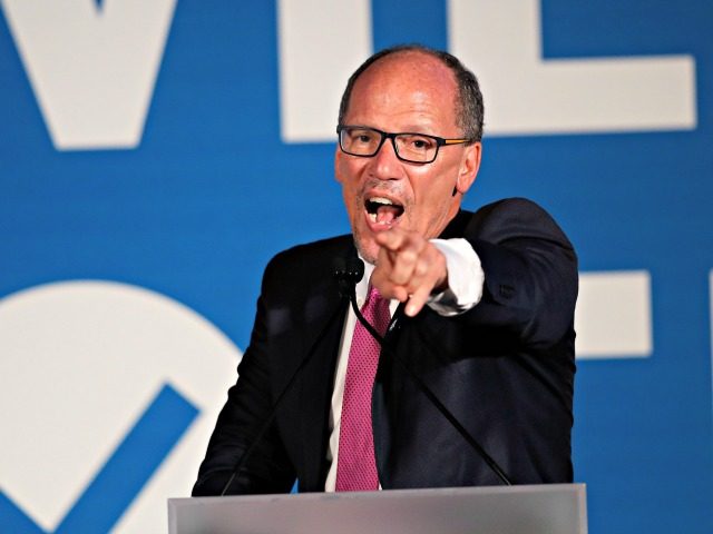 Democratic National Committee chairman Tom Perez speaks during the I Will Vote Fundraising Gala Thursday, June 6, 2019, in Atlanta. (AP Photo/John Bazemore)