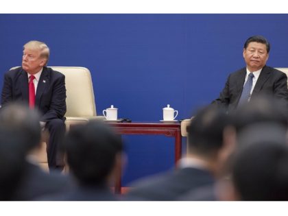 Trump, Xi Jinping.