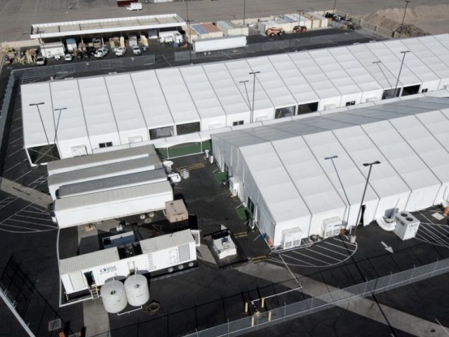 Yuma Sector temporary housing facility. (Photo: U.S. Customs and Border Protection/Jerry G