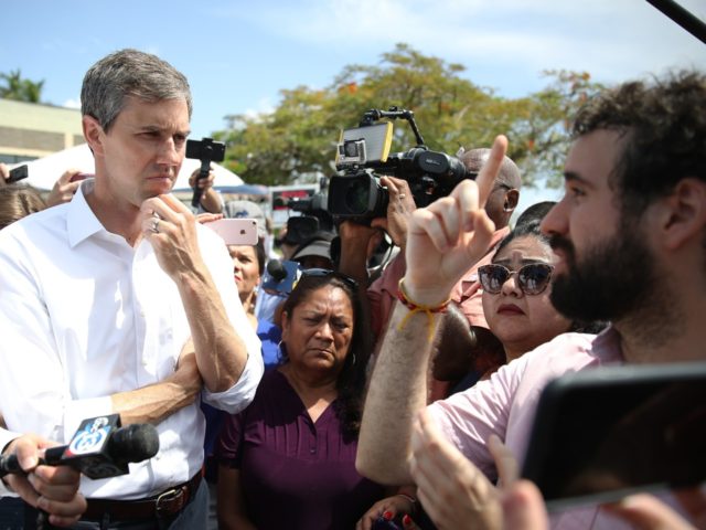 HOMESTEAD, FLORIDA - JUNE 27: Democratic presidential candidate, former Rep. Beto O’Rourke (D-TX) speaks to the media as he visits the outside of a detention center for migrant children on June 27, 2019 in Homestead, Florida. Democratic presidential candidates visited the detention center, which is the nation's largest center for …