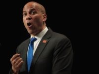 CEDAR RAPIDS, IOWA - JUNE 09: Democratic presidential candidate New Jersey senator Cory Booker speaks at the Iowa Democratic Party's Hall of Fame Dinner on June 9, 2019 in Cedar Rapids, Iowa. Nearly all of the 23 Democratic candidates running for president were campaigning in Iowa this weekend. President Donald …