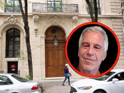 NEW YORK, NY - JULY 08: A residence belonging to Jeffrey Epstein at East 71st street is se