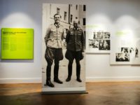 In this Friday, July 12, 2019 photo a picture of Claus Schenk Graf von Stauffenberg, left, and Albrecht Ritter Merz von Quirnheim is displayed a the exhibition at the German Resistance Memorial Center inside the Bendlerblock building of the defensive ministry in Berlin. Stauffenberg was one of the leaders of …