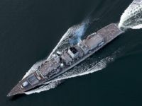 On Tuesday 10th July 2018, HMS Montrose took part in Officer of the Watch Manouevres whilst in the North Baltic Sea. The manouevres saw Ships from the Baltic Regions take part which concluded in a PHOTEX. Credit: LPhot Dan Rosenbaum