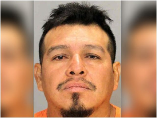 Saul Santos Vasquez-Martinez, a 43-year-old illegal alien from El Salvador, is accused of grabbing a 16-year-old girl babysitter by the wrist and forcing her into his home, police told The Courier.
