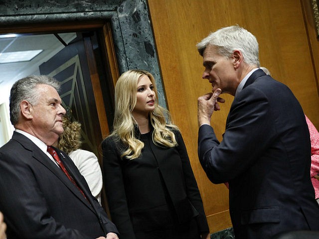 WASHINGTON, DC - July 11: Sen. Bill Cassidy (R-LA), at right, and Rep. Peter King (R-NY),