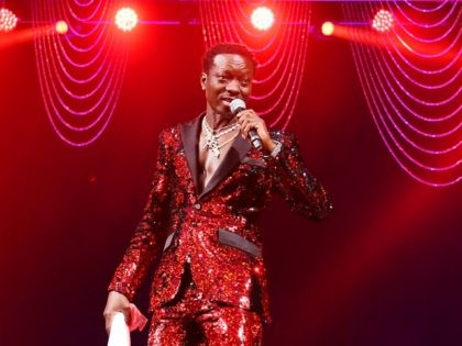 BROOKLYN, NEW YORK - APRIL 12: Michael Blackson performs at the "April Fools Comedy Jam" presented by Power 105.1 at Barclays Center on April 12, 2019 in Brooklyn, New York. (Photo by Nicholas Hunt/Getty Images)