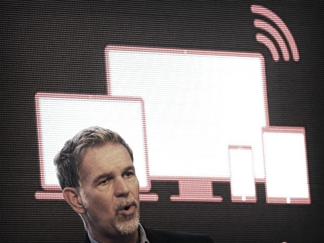 Reed Hastings, CEO of Netflix, speaks during a press conference in Seoul, South Korea, Thu