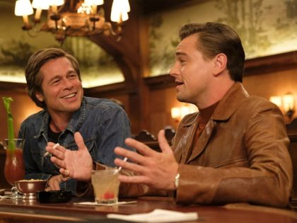 Brad Pitt and Leonardo DiCaprio in Once Upon a Time ... in Hollywood (Sony Pictures Entertainment, 2019)