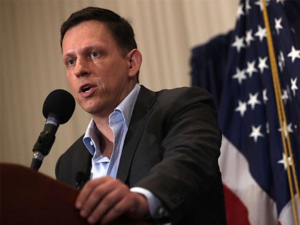 WASHINGTON, DC - OCTOBER 31: Entrepreneur Peter Thiel gives remarks at the National Press Club on October 31, 2016 in Washington, DC. Thiel discussed his support for Republican presidential nominee Donald Trump. (Photo by Alex Wong/Getty Images)