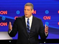 Rep. Tim Ryan, D-Ohio, participates in the first of two Democratic presidential primary debates hosted by CNN Tuesday, July 30, 2019, in the Fox Theatre in Detroit. (AP Photo/Paul Sancya)