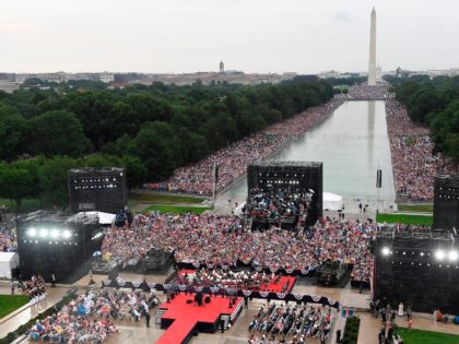 President Trump Notes ‘Great Crowd’ at Salute to America