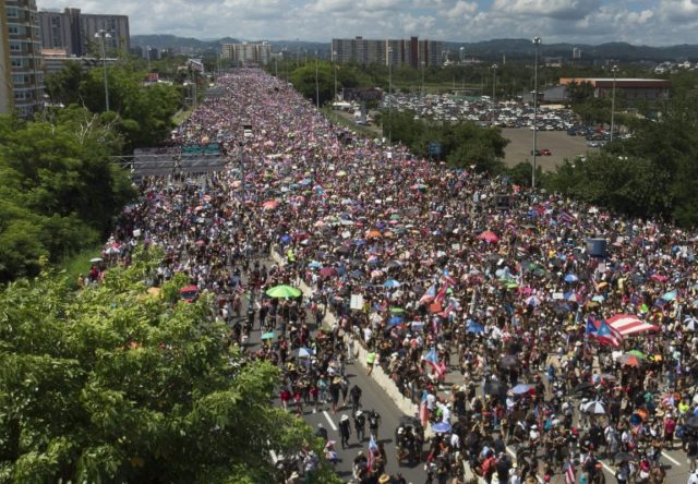 Puerto Ricans launch massive protest against governor