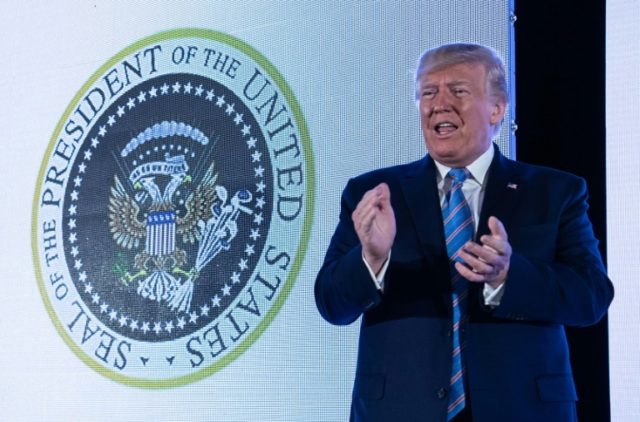 Heads spin in Washington at two-headed presidential seal