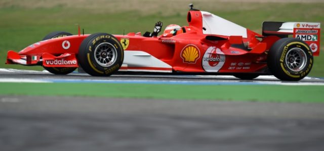 Mick Schumacher thrills crowd in his father’s Ferrari - Breitbart