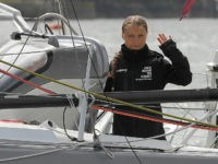 Greta Thunberg’s Team Taking Transatlantic Flights as She Sails in Solar Yacht