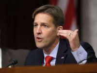 WASHINGTON, DC - OCTOBER 31: Senate Judiciary Committee member Sen. Ben Sasse (R-NE) (R) questions witnesses from Google, Facebook and Twitter during a Crime and Terrorism Subcommittee hearing in the Hart Senate Office Building on Capitol Hill October 31, 2017 in Washington, DC. The committee questioned the tech company representatives …